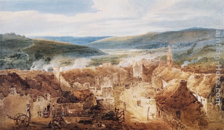 Thomas Girtin The Village of Jedburgh, Roxburghshire